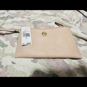Michael Kors blush pink wristlet
